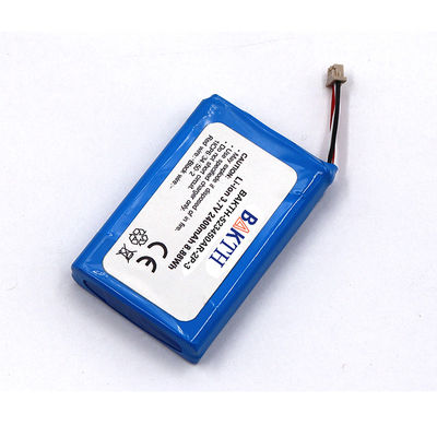 Customized Rechargeable Lithium Ion Battery Pack 523450AR 3.7V 2400mAh for Electric Consumer Appliance