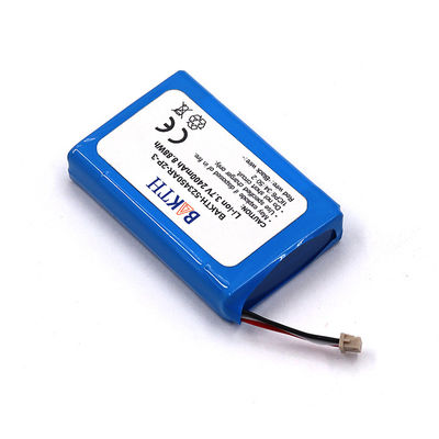 Customized Rechargeable Lithium Ion Battery Pack 523450AR 3.7V 2400mAh for Electric Consumer Appliance