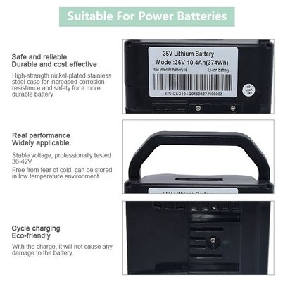Customized Deep Cycles 18650 10S4P 36V 10Ah Lithium Ion Battery for Portable Power Station