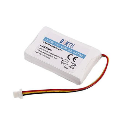 423048A 7.4v 650mah Lithium Ion Battery Pack for Bicycle Lamp Light