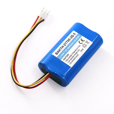 BAKTH-21700-2S-3 7.2V 4800mAh Lithium Ion Battery Pack Rechargeable Lithium Ion Batteries Pack for Electric Appliance