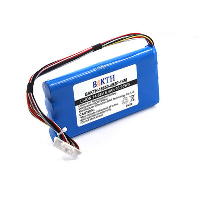 Customized Lithium Ion Batteries 14.68V 6.4Ah 18650 4S2P Rechargeable Li-ion Battery Pack for Electric Toys