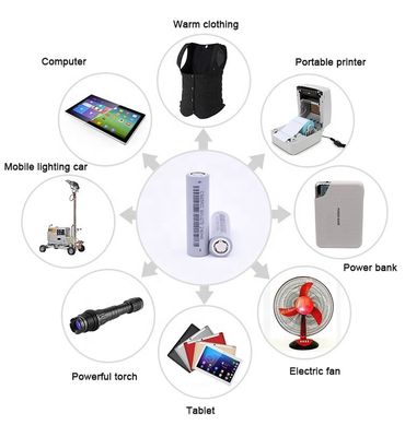 Deep Cycle Rechargeable Li-ion Dry ultra Thin 18650 2600mAh Battery Cell
