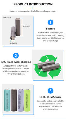 Bak Rechargeable 18650 3.6v 2550mAh 2600mah Lithium Ion Bulk Battery Cells for Consumer Electronics