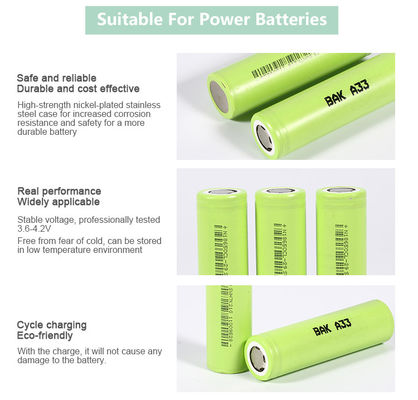 3.7V 2900Mah Rechargeable Li Ion Battery 18650 For Portable Printer