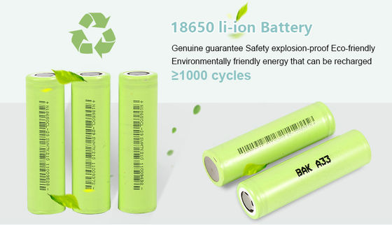 3.7V 2900Mah Rechargeable Li Ion Battery 18650 For Portable Printer