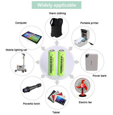 18650CA 18500 Rechargeable Li Ion Battery 2250mah 3.6v Customized