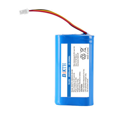 18650CH-3S-3M 10.8V 2600mAh Lithium Ion Battery High Discharge Rate Li-Ion Battery Pack for Consumer Electronics