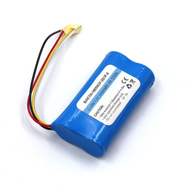 High capacity rechargeable lithium ion battery pack 18650CP 2S1P 7.2V 3350mAh