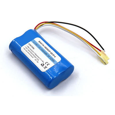 High capacity rechargeable lithium ion battery pack 18650CP 2S1P 7.2V 3350mAh