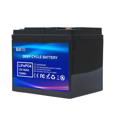 LiFePo4 Battery Pack High Cycle Life Rechargeable Portable 12.8V 60Ah Battery Pack