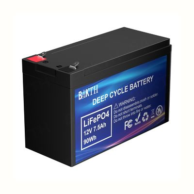 LiFePo4 Battery Pack Rechargeable Portable 12.8V 7.5Ah LiFePo4 Battery Pack