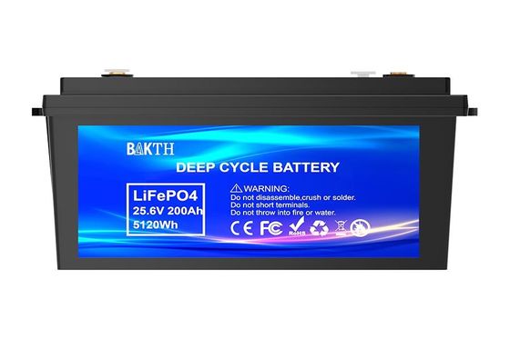 Low Self-discharge 24V LiFePO4 Battery Portable Storage of Lithium ion Battery 200Ah