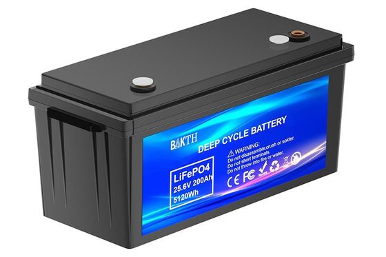 Low Self-discharge 24V LiFePO4 Battery Portable Storage of Lithium ion Battery 200Ah
