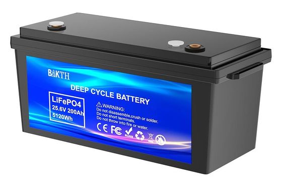Low Self-discharge 24V LiFePO4 Battery Portable Storage of Lithium ion Battery 200Ah