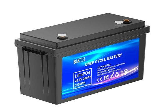 Low Self-discharge 24V LiFePO4 Battery Portable Storage of Lithium ion Battery 200Ah