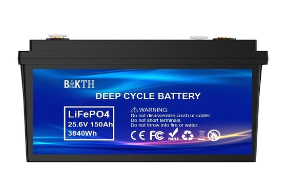 150Ah LiFePO4 Lithium Battery 24V LiFePO4 Solar Battery with Multi-functions