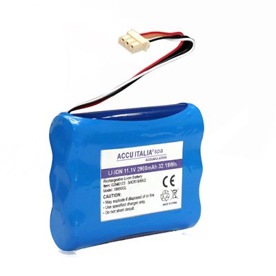 Rechargeable Custom 18650 Battery Pack 7.2V 2200mAh High Performance