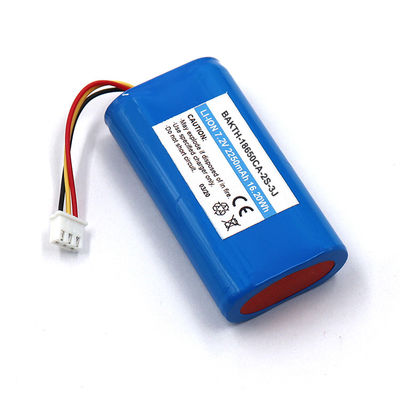 7.2V Lithium Ion Battery Pack 2250mAh Rechargeable 2S1P BAKTH-18650CA-2S-3J