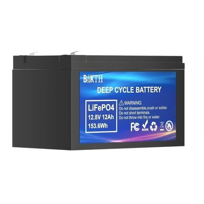 12.8V 12Ah LiFePo4 Battery Pack Electrnoic Bicycle High Cycle Life Rechargeable Battery Pack