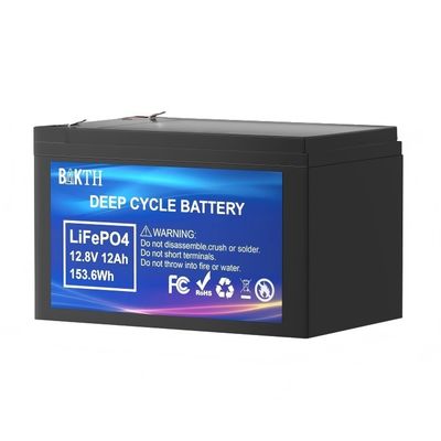 12.8V 12Ah LiFePo4 Battery Pack Electrnoic Bicycle High Cycle Life Rechargeable Battery Pack