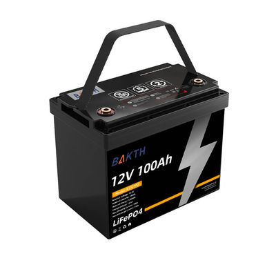 Rechargeable LiFePO4 Lithium Ion Solar Battery Bank 100Ah For Solar Storage System