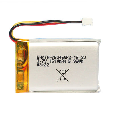 3.7V 1610mAh Li Poly Rechargeable Battery Pack for Industrial Handheld Devices