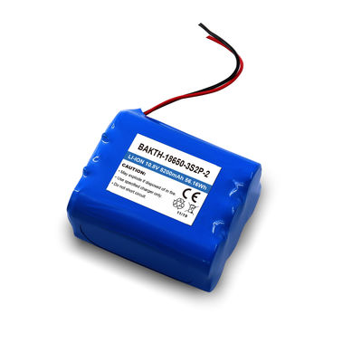 Custom 10.8V 5200mAh 3S2P 18650 Li-ion Battery Pack for Industrial Equipment