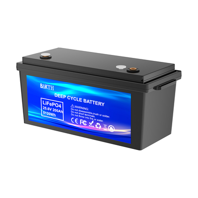 25.6V 200Ah LiFePO4 Battery for Solar Industrial Energy Storage