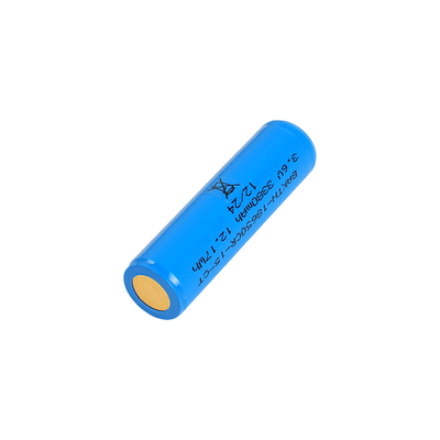 18650CR-1S-CT Cylindrical 3.6 V 3380mAh Lithium Ion Battery Cell for Industrial Devices