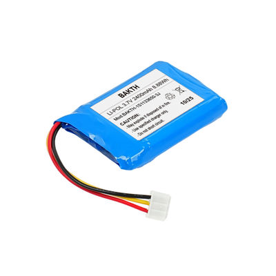 3.7V 2400mAh Flat Rechargeable Lithium Polymer Battery For Portable Devices