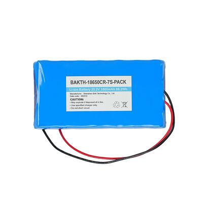 Bộ pin Li-ion OEM 25.2V 3500mAh 7S1P 18650 Bộ pin