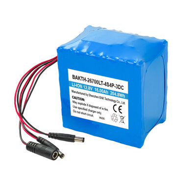 4S4P 26700 Cells Industrial 12.8V 16Ah LiFePO4 Battery Pack for Heavy-Duty Tools