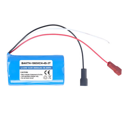 Factory OEM 18650CH-4S-3T 14.8V 2600mAh Rechargable Lithium ion Battery Pack
