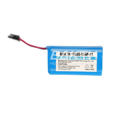 High-Capacity 18650 Cells 3.7V 10400mAh Li-ion Battery Pack for Camping Lights