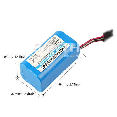 High-Capacity 18650 Cells 3.7V 10400mAh Li-ion Battery Pack for Camping Lights