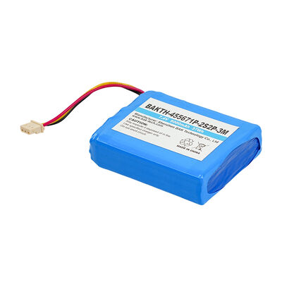 Stable 7.4V 5000mAh 2S2P 455671P Li-Polymer Battery Pack for Portable Electronics 