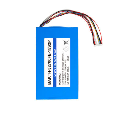 BAKTH-32700FE-15S2P 48V 12Ah LiFePO4 Golf Cart Battery Pack for Energy Storage Systems