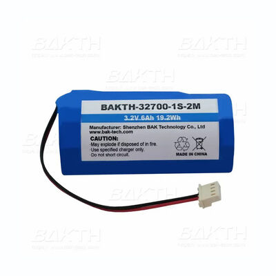 LiFeP04 Lithium Battery BAKTH-32700-1S-2M 3.2V, 6Ah, 19.2Wh For Portable Device
