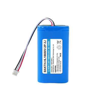 Long-Run 3.6V 5.6Ah/5600mAh 18650 Rechargeable Li-ion Battery Pack with Wide Temp Discharge
