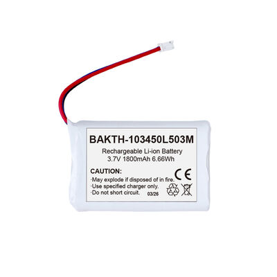 Standard Voltage 3.7V Lithium Battery Pack Rechargeable Lithium Ion Battery Pack Ideal for LED Lighting and Security Systems