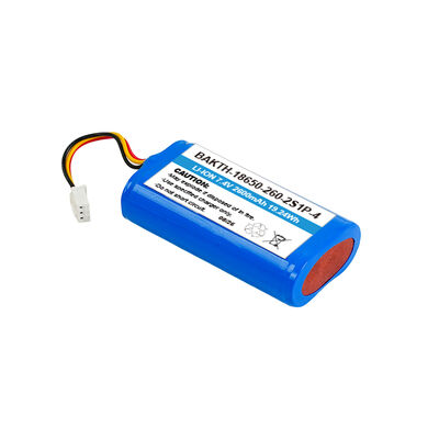 -40~85℃ All-Weather 7.4V 2600mAh Battery BAKTH-18650-260-2S1P-4 for Outdoor Devices