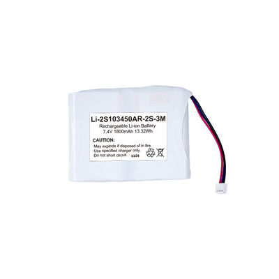 Factory OEM Rechargeable Li-ion Battery Pack 7.4V 1800mAh for Electric Tools