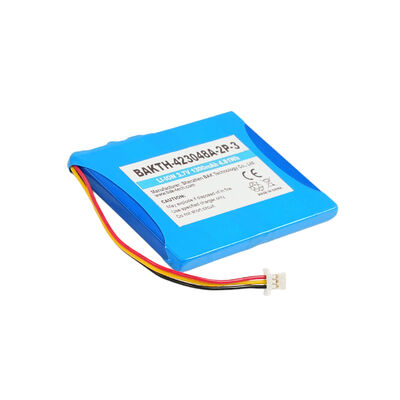 Ultra-Slim BAKTH-423048A-2P-3 3.7V 1300mAh Lithium Ion Battery Pack with Connector