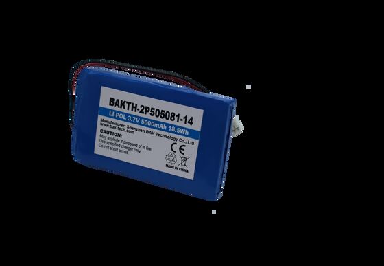 Lithium Ion Polymer Battery Pack BAKTH-2P505081-14 For Industrial Application