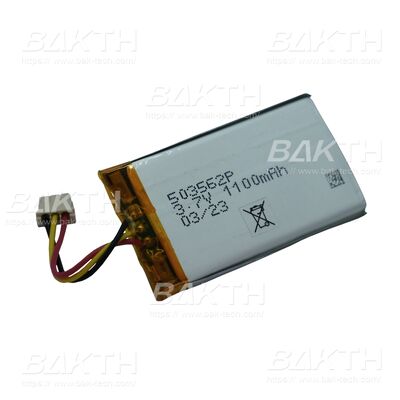 Customizable Battery Pack BAKTH-503562P-1S-3 Ideal For Consumer Electronics, Medical Devices