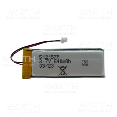 Lithium Ion Polymer Battery Pack BAKTH-512157P-1S-3 For Portable Devices